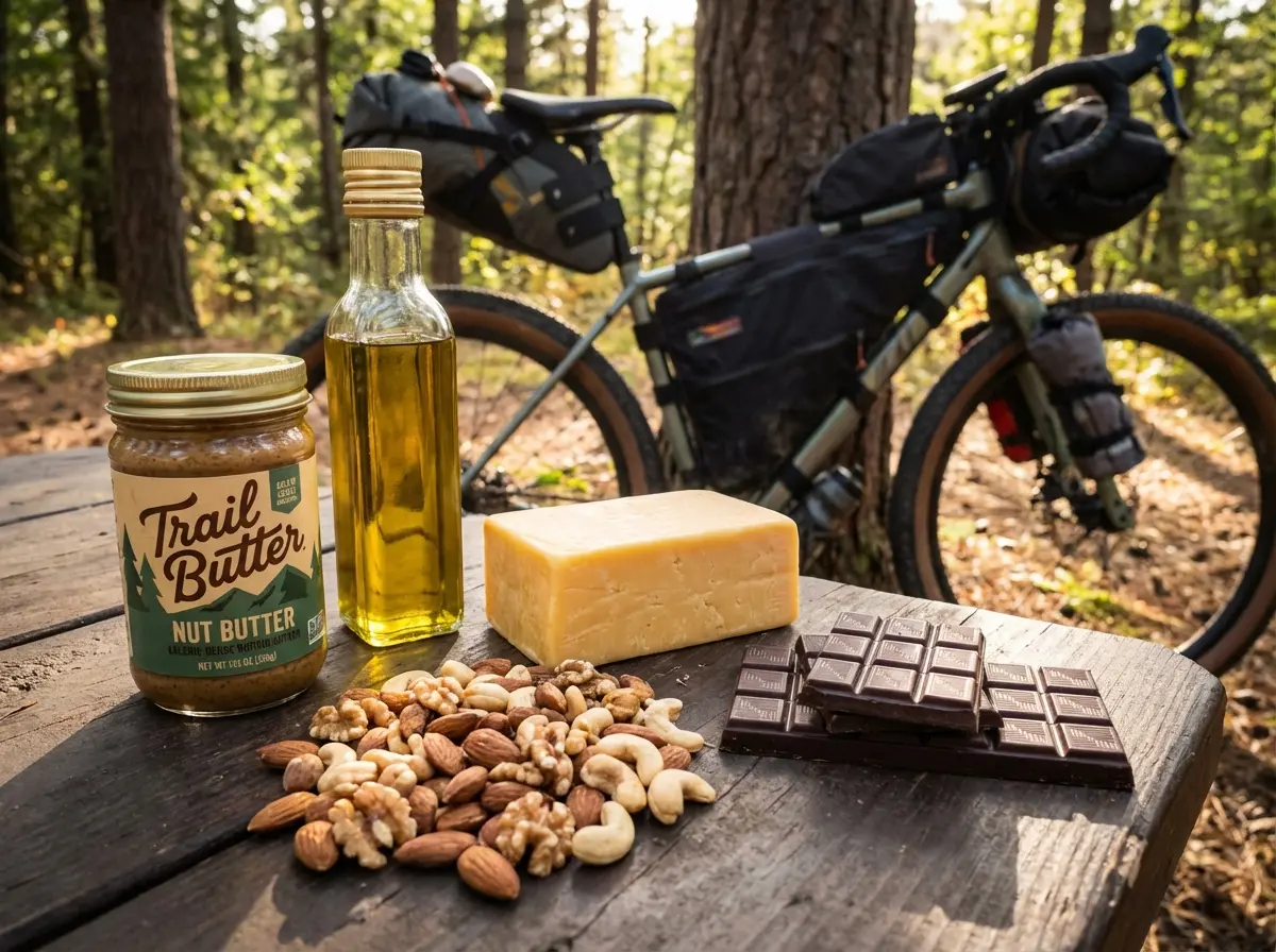 Cover Image for Calorie-Dense Foods for Bikepacking: Maximize Nutrition, Minimize Weight