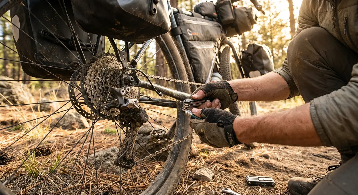 Cover Image for Derailleur Adjustment and Repair for Bikepacking: Master Your Shifting