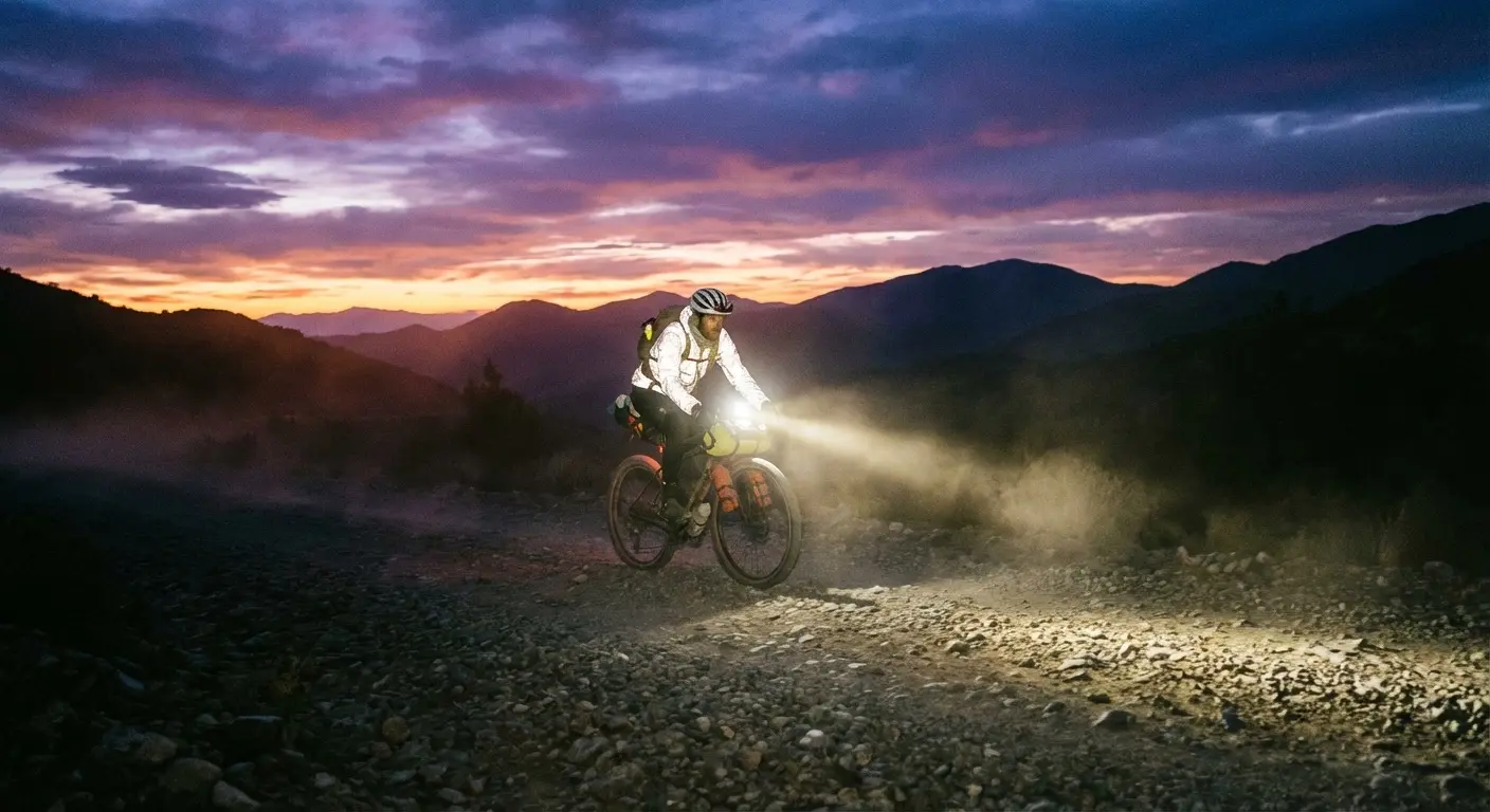 Cover Image for Night Riding on Bikepacking Trips: Safety and Gear Guide