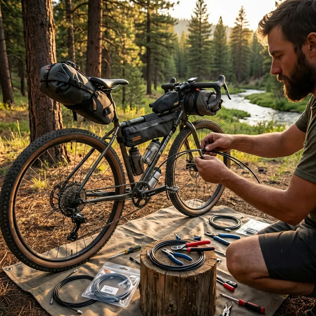 Cover Image for Shift Cable and Brake Cable Replacement for Bikepacking