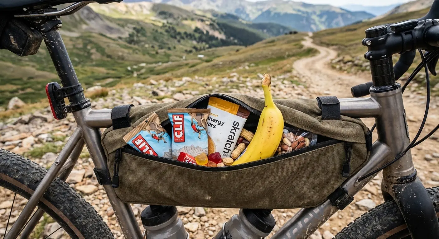 Cover Image for Top Tube Bags and Feed Bags for Bikepacking: Easy Access Storage